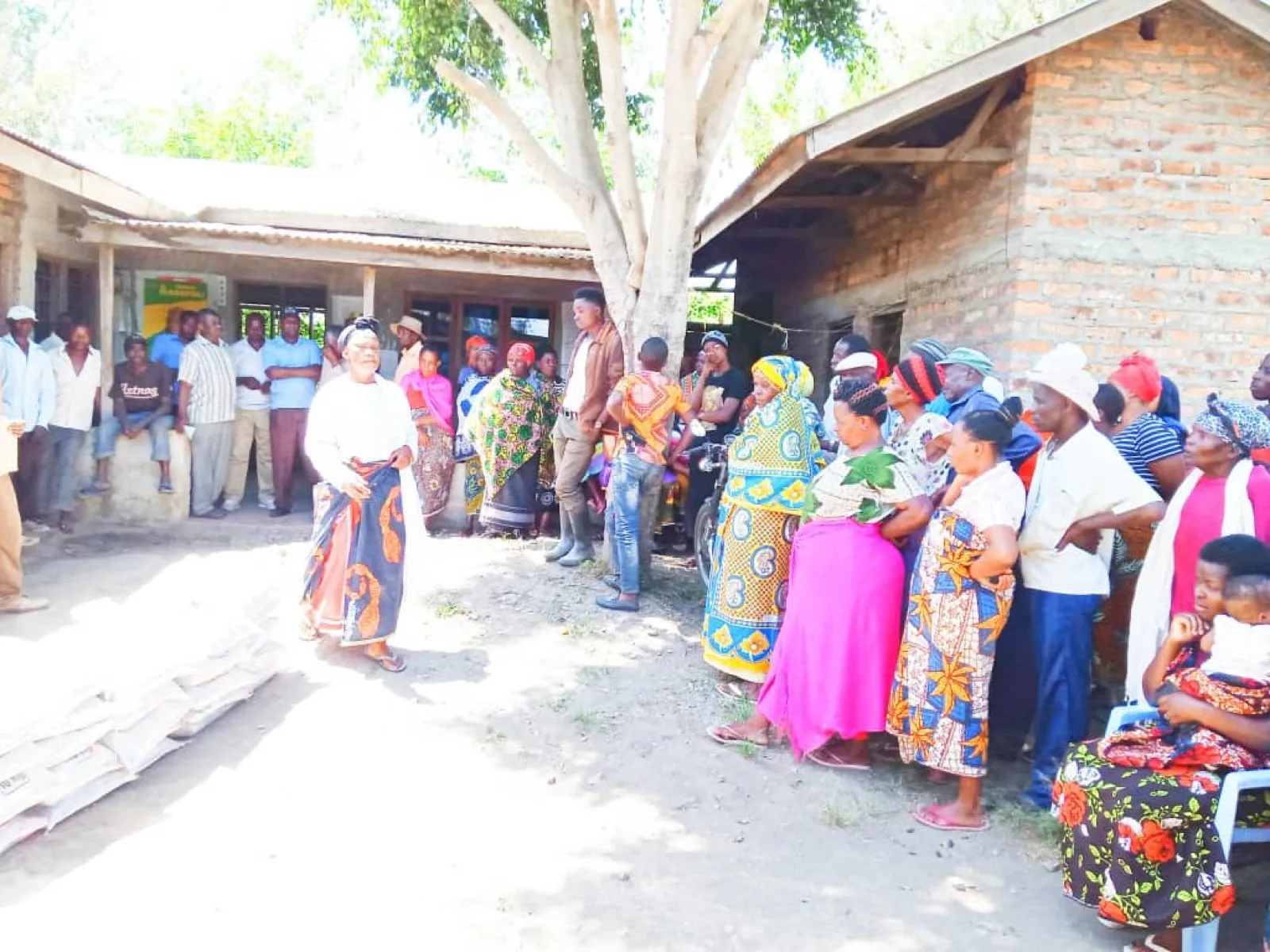 SHE Foundation team working with the community